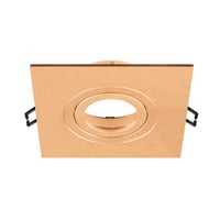 NEW TRIA® 75 XL, plafondinbouwring, L: 11 B: 11 H: 2.6 cm, roségold