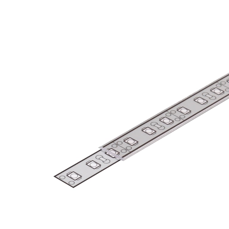 Profiel afdekking A schuif, transparant, 1 meter. Prof 10 VPE 10 stuks
