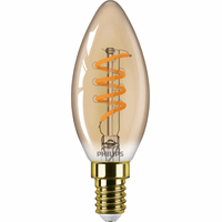 MAS VLE LEDCandleD2.5-15WE14 B35GOLDSP G