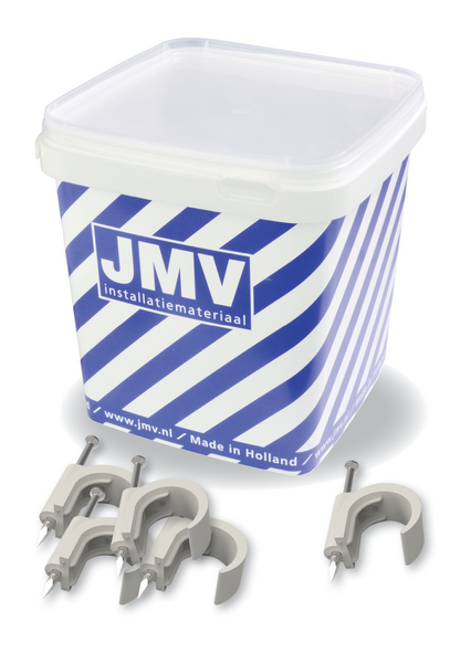 JMV flexbuis spijkerclip 16/20mm naturel p.st