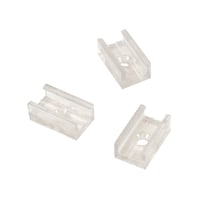 Montageclips voor MINI ALU TRACK helder, 10 st