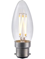 Masterlight - LED filament Candle Ba22d 4W clear SL024061302