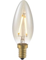 LED E14 Fila Candle C35x100 230V 100Lm 2W 922 AC Gold Dim