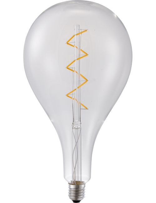 LED E27 Fila XXL GLS Spiral A165x300 230V 470Lm 6W 925 AC Cl