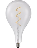 LED E27 Fila XXL GLS Spiral A165x300 230V 470Lm 6W 925 AC Cl