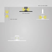 PL13 LED Profiel 200cm LED strips max.12mm