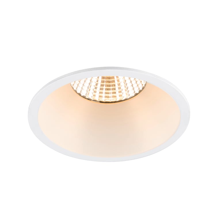 NEW TRIA® 75, plafondinbouwring, verdiept, D: 8.2 H: 4.3 cm, IP20, wit
