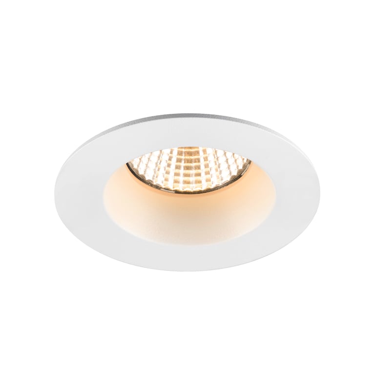 NEW TRIA® 68, plafondinbouwring, D: 8.2 H: 3.4 cm, IP 65, wit