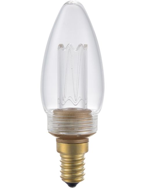 LED E14 Vintage Candle C35x103 230V 65Lm 2.5W 820 AC Clear D
