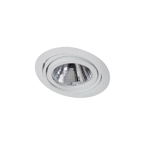 Downlight ring, rond 130(117)mm, zwart draai- en kantelbaar