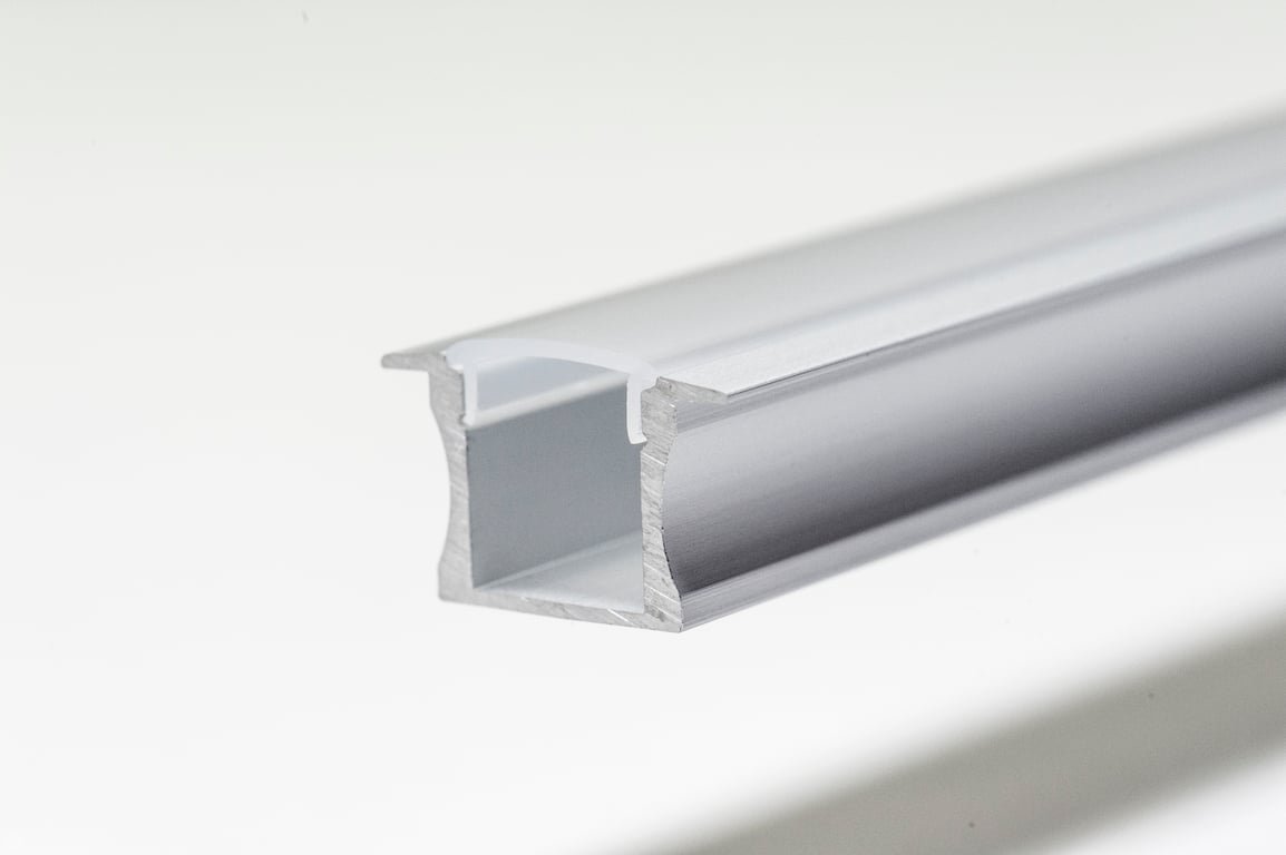 Aluminium profiel 2m, Inbouw, 15mm