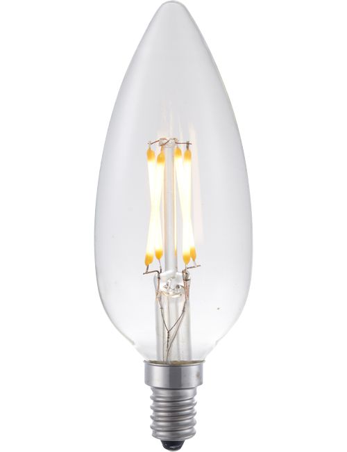 LED E14 Fila Giant Candle C45x130 230V 280Lm 4W 922 AC Clear
