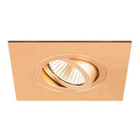 NEW TRIA® 75 XL, plafondinbouwring, L: 11 B: 11 H: 2.6 cm, roségold