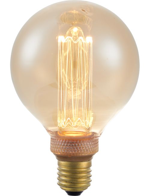 LED E27 Vintage Globe G95x145 230V 100Lm 3.5W 818 AC Gold Di