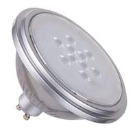 QPAR111 GU10 led zilver, 7W, 3000K, CRI90 25°