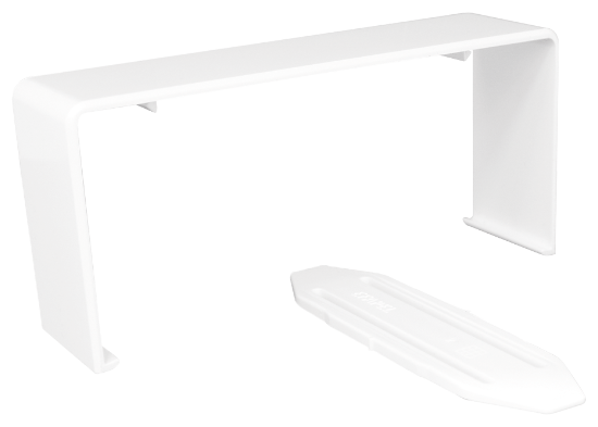 Efapel koppelstuk tbv wandgoot wit b110mm h34mm