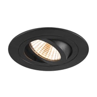 NEW TRIA® 75, plafondinbouwring, D: 9.3 H: 2.6 cm, IP20, schwarzzwart
