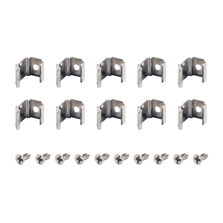 Montageclips voor DELF D hoek 45gr, 10 stuks