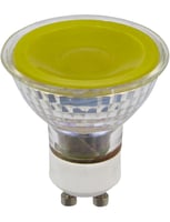 LED GU10 MR16 Glass 50x54 230V 5W 38° AC Yellow Non-Dim