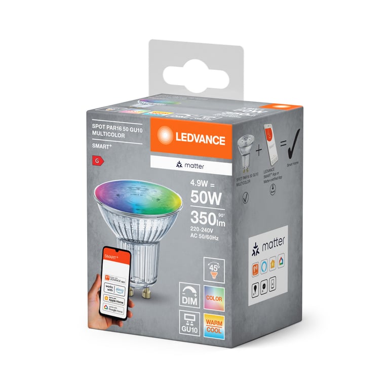 SMART+ MATTER SPOT GU10 MULTICOLOR 4.9W 827...865 Multicolor GU10