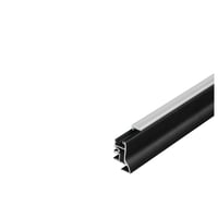GLENOS Plintprofiel 200 zwart mat, 2m, incl. cover