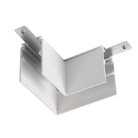 L-verbinder mechanisch, 48V TRACK, voor opbouwrail diep, links, wit