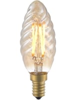 Masterlight - LED E14 Fila Twisted Candle C35x100 230V 250Lm 4W 920 AC Gol SLF023810305