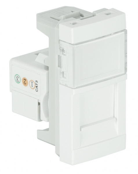 Efapel Rj11 Cat. 3 Connector 1 Module Wit