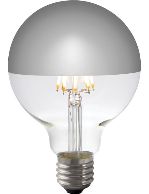 Masterlight - LED E27 Fila Globe Top Mirror G95x135 230V 470Lm 6.5W 925 AC SLF023880812