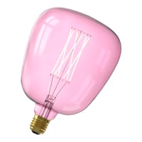 Calex  KIRUNA LED Color range straight filament 220-240V 4W E27, Quartz Pink 2000K dimmable, energy label A