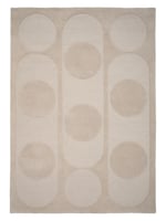 Wollen Vloerkleed Oda Beige Grijs