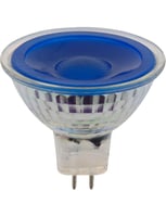 LED GU5.3 MR16 Glass 50x47.5 12V 5W 38° AC/DC Blue Non-Dim