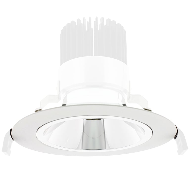 Ronde pasring 170mm voor Juno module, Wit
