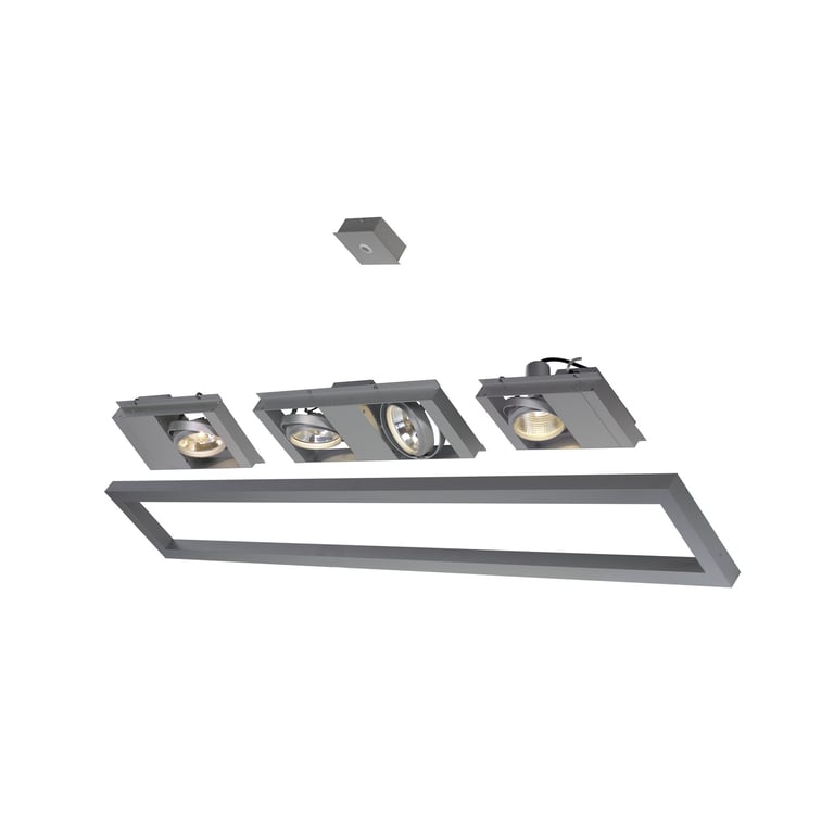 AIXLIGHT BASISFRAME 1 zilvergrijs 110cm