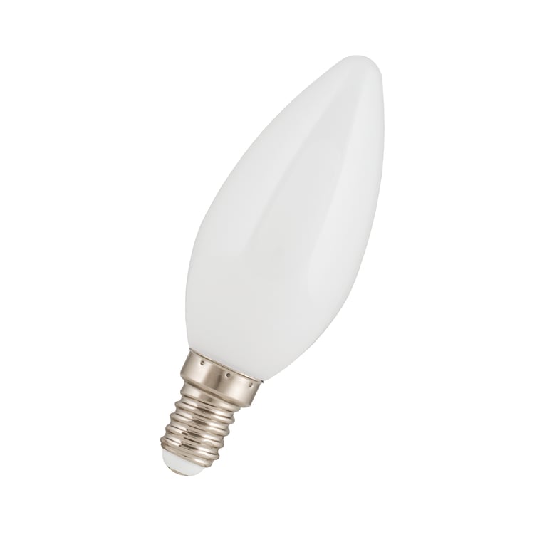 Calex LED Full Glass Filament Candle-lamp 220-240V 4W 450lm E14 B35, Softline 2700K CRI80 Dimmable, energy label A++