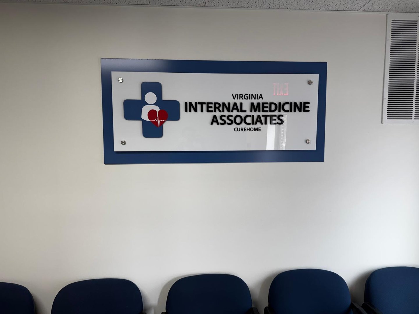 A bright and clean hallway in the clinic