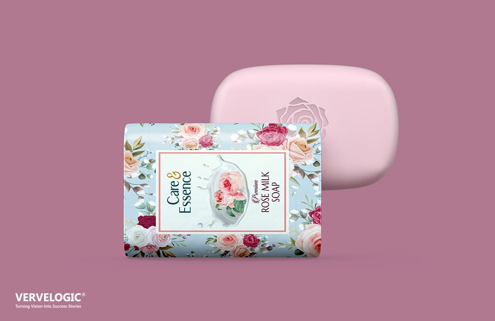 VB Packaging Care Essence Rose Milk Soap