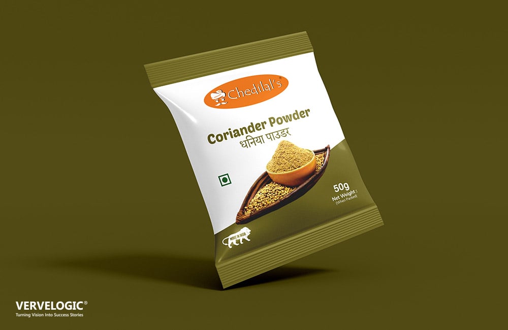 VB Packaging Chedilals Coriander Powder
