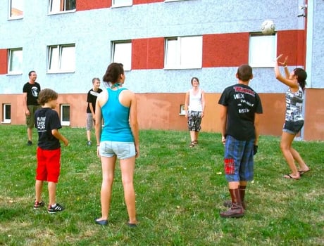 Volleyball im Camp Berlin