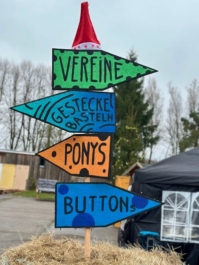 Beim Winterfest gab es zahlreiche Stände