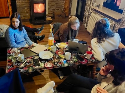 Brainstorming bei der Klausurtagung 2024