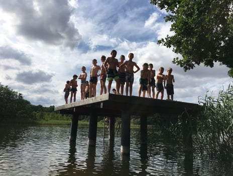 Kindergruppe am See in der Uckermark