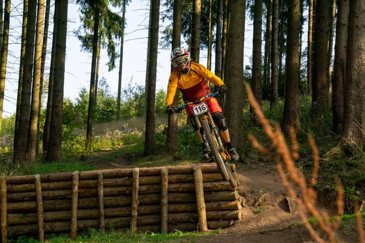 Downhillpark im Wald