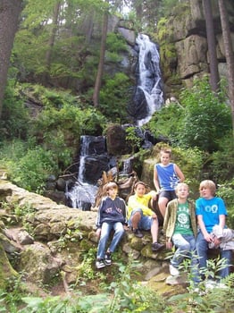 Unterwegs im Erzgebirge-Blauenthaler Wasserfall