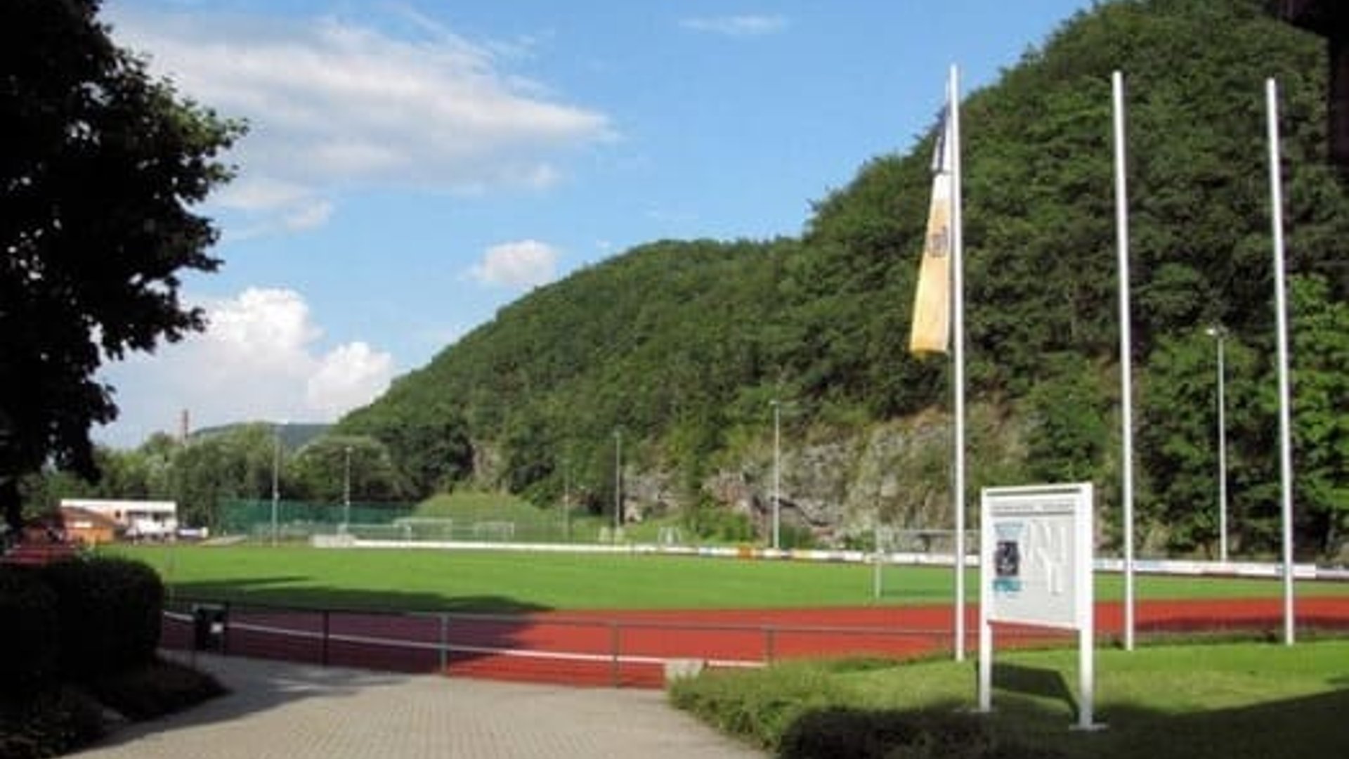 Fußballfeld in Sachsen