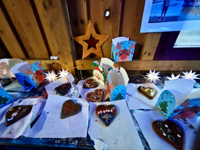 verzierte Lebkuchen
