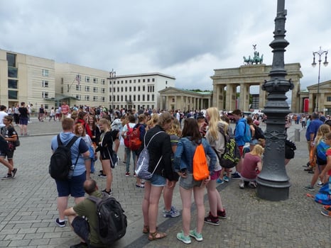 Kinder auf dem Pariser Platz