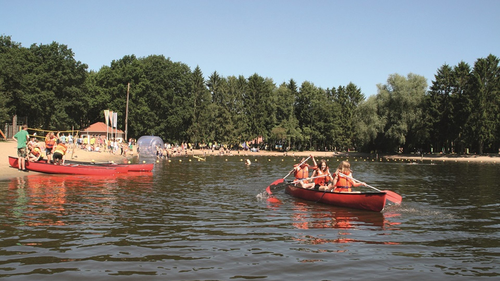 Kanufahrten im Sommercamp - Heino, Holland