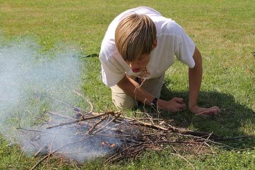 Lagerfeuer selber machen