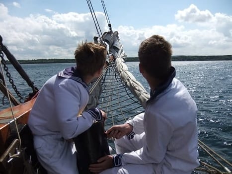 Sommerferien auf dem Schiff